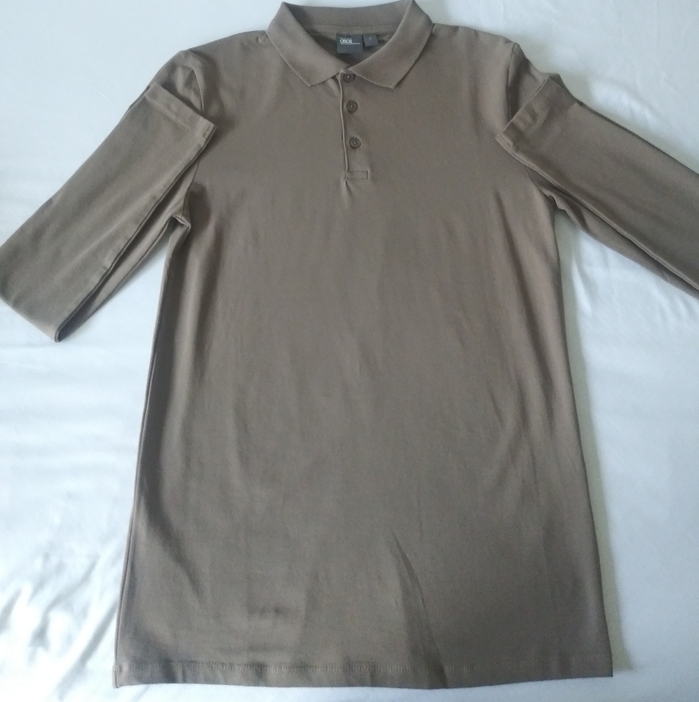 ASOS long sleeve muscle fit polo